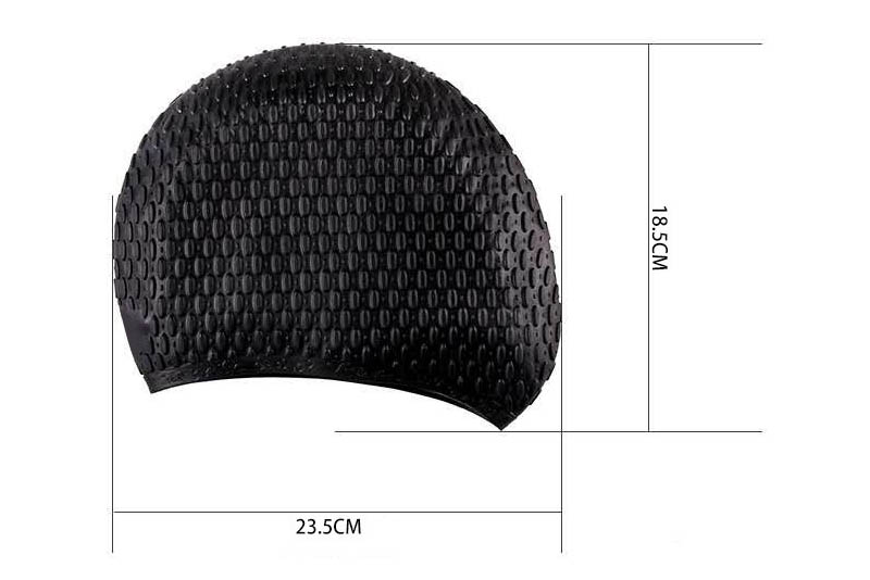 Swimming cap for long hair